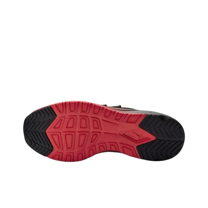 PUMA Softride One4all Anti Slip Wear Resistant Low Top Casual Shoes Men's Black Red-4