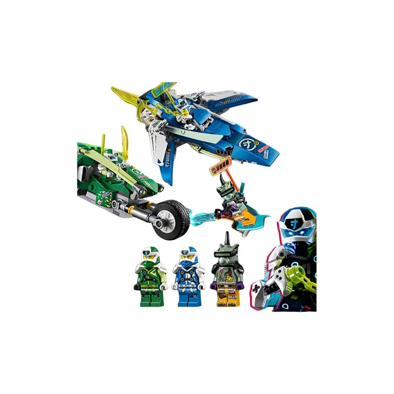 LEGO Phantom Ninja Collection Jay And Lloyd, Speed Racer, Ninjago Building Blocks 301 600 71709-2