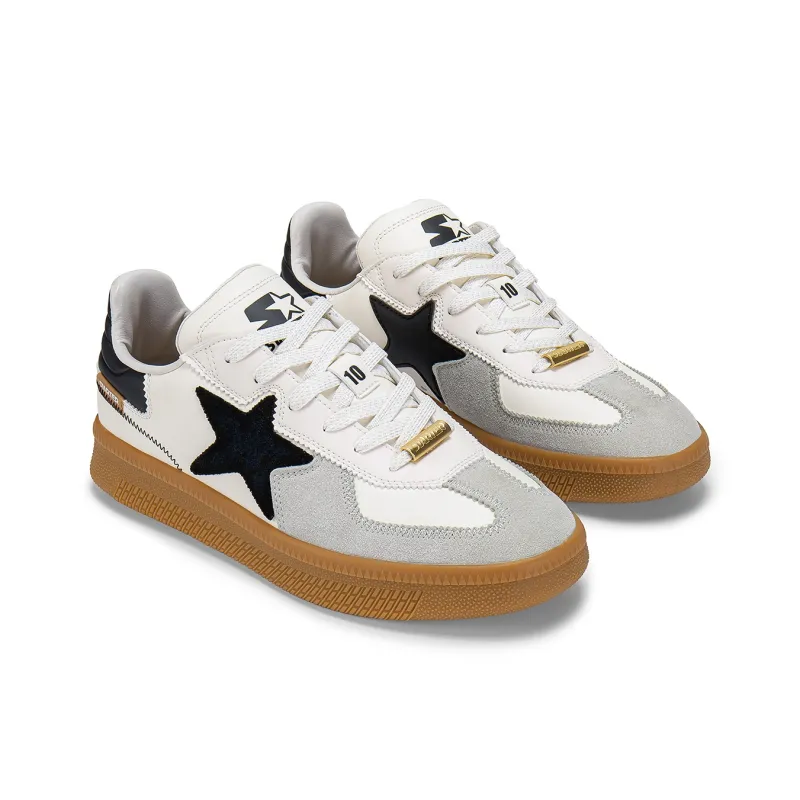 STARTER German Army Trainers Slip Resistant, Abrasion Resistant, Breathable Low Top Skateboard Shoes Women's White-1