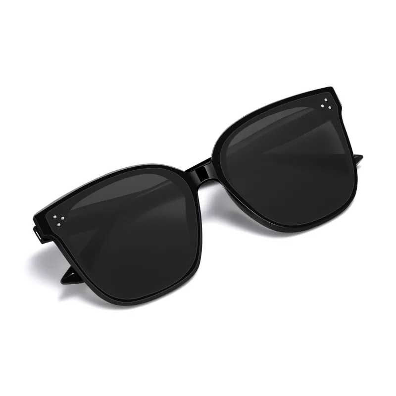 HLA TR/Memory Plastic Square Sunglasses Unisex-1