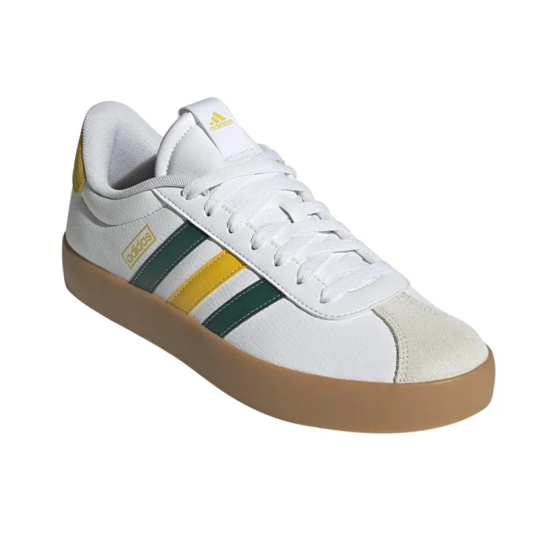 Adidas VL COURT 3.0 Anti-Slip Wear-Resistant Low-Top Skateboard Shoes Men's White-2
