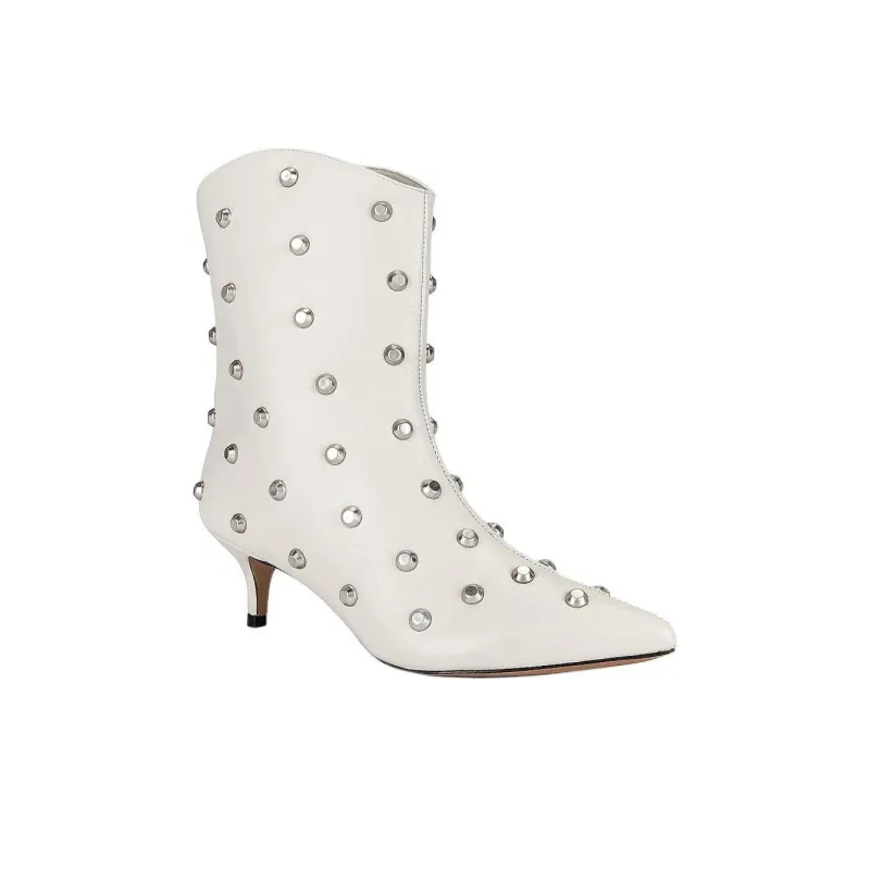 Schutz Mary Ann Ankle Boots 5cm Women's White-2