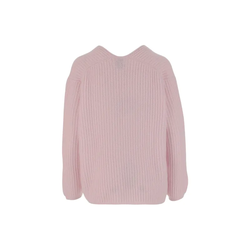 ALLUDE Ribbed Cashmere Sweater-1