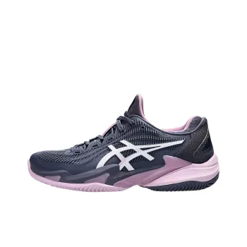 Asics Court FF 3 Low Top Tennis Shoes Women's Indigo Mist/White