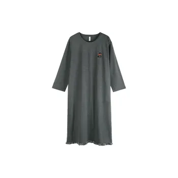 Xuan Liang Nightgown Women's Dark Heather Gray