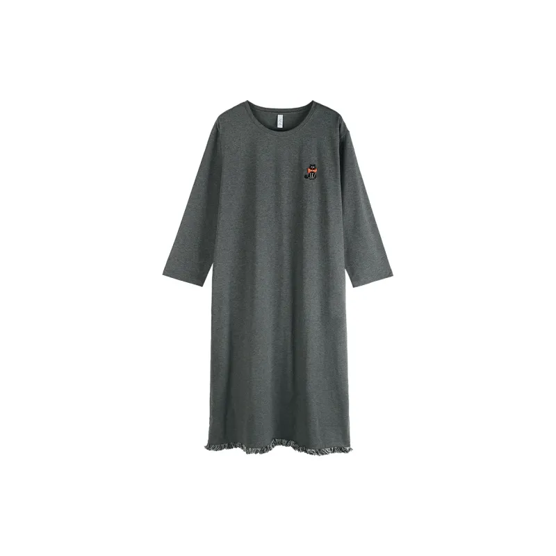Xuan Liang Nightgown Women's Dark Heather Gray-0