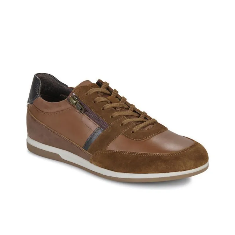 GEOX U Renan Slip-Resistant Low-Top Casual Shoes Men's Brown-2