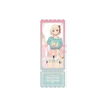 Aniple Lycoris Recoil, Chisato Kusumi's Birthday Commemoration, Sand Flow Ticket Stub Acrylic Stands