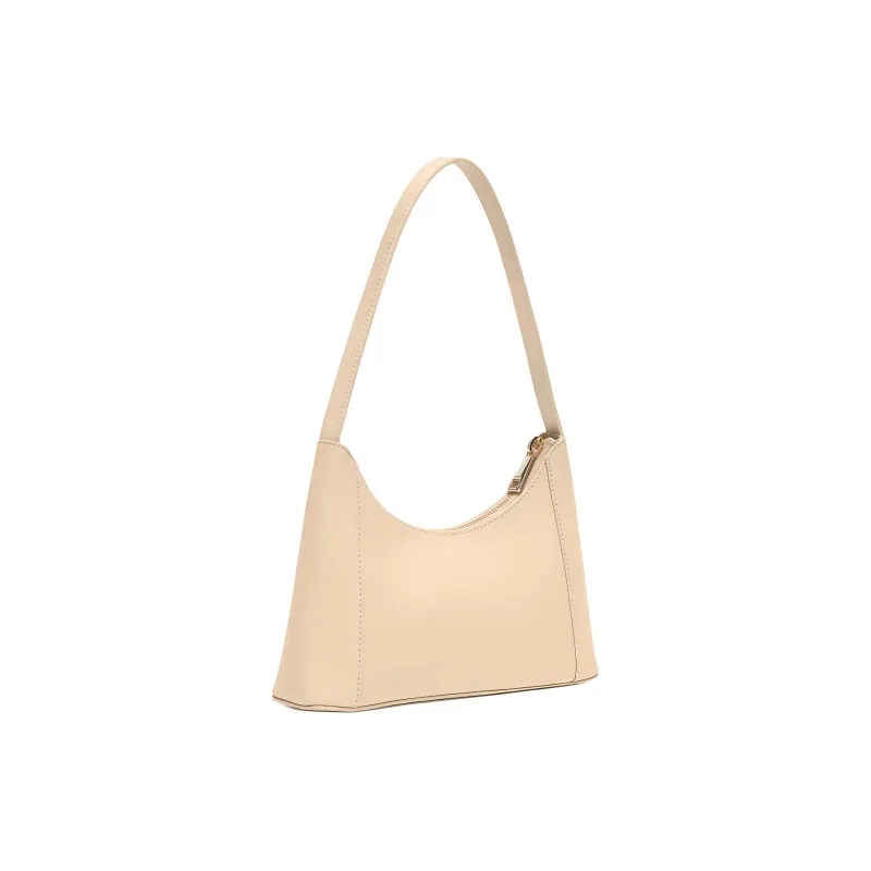 Furla Claris Lux Calfskin Handbag, Shoulder Bag Women's Beige-1
