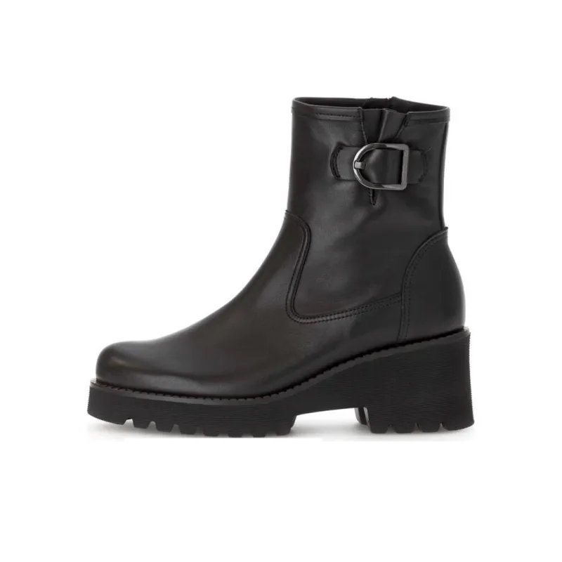 Gabor Comfort Ankle Boots 7cm Women's Black-0