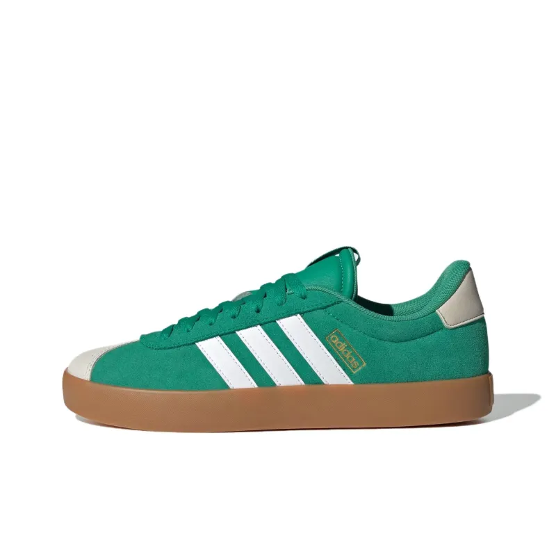 Adidas VL COURT 3.0 Anti-Slip Wear-Resistant Low-Top Skateboard Shoes Unisex Green-0
