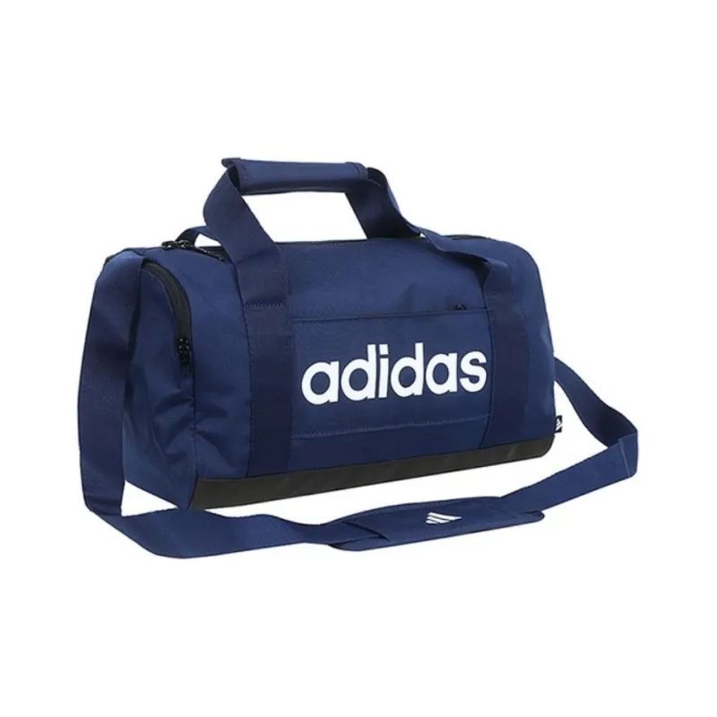 Adidas Polyester Handbag Travel Bag 12.5L Unisex Dark Blue & White-3