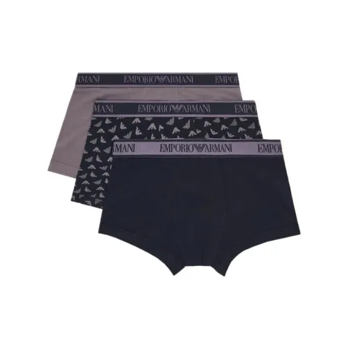 EMPORIO ARMANI Three pack Of Boxer Briefs With Core Logo Waistband