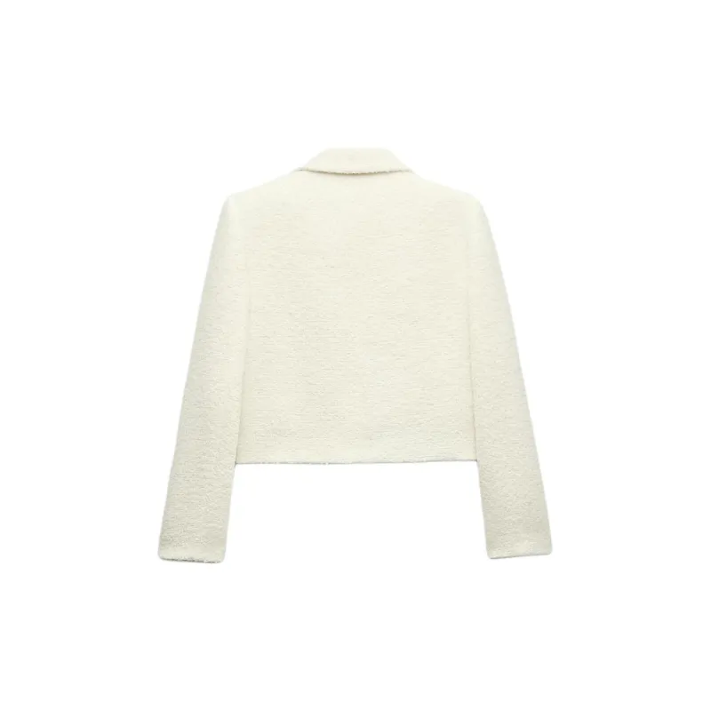 ZARA Jackets Coats Women's Raw White-1