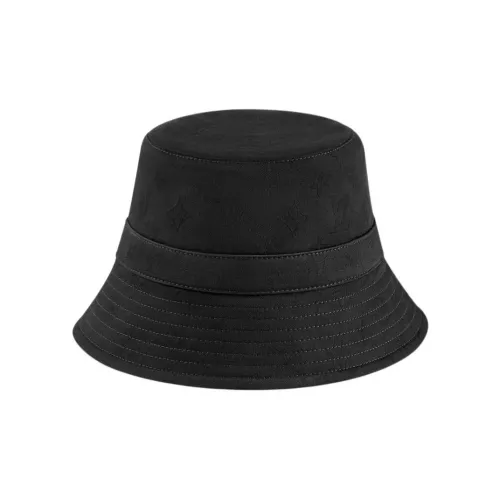 LOUIS VUITTON Cotton Cotton Fabric Metal marrone Hats Unisex Black