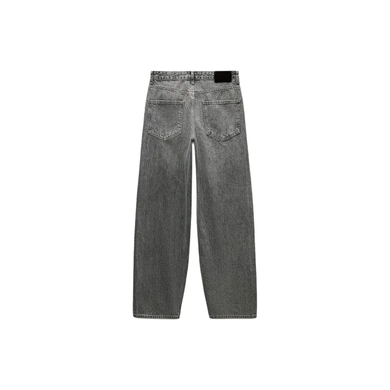 ZARA ZW Series Jeans Women's Black Gray Color-1