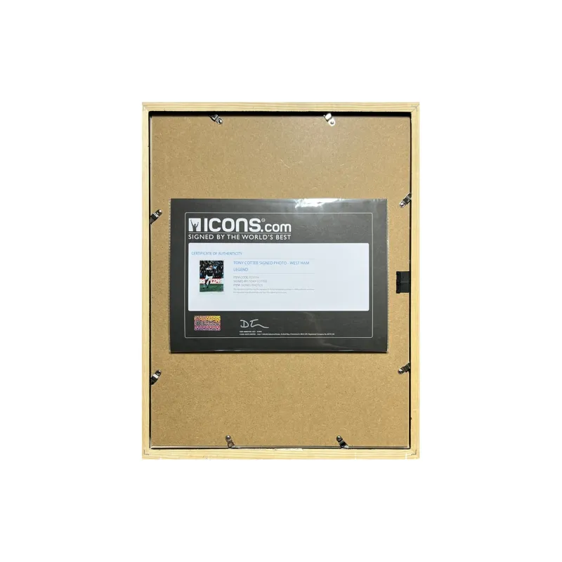 ICONS.com Photo Includes Certification Certificate, With Photo Frame Unisex-1
