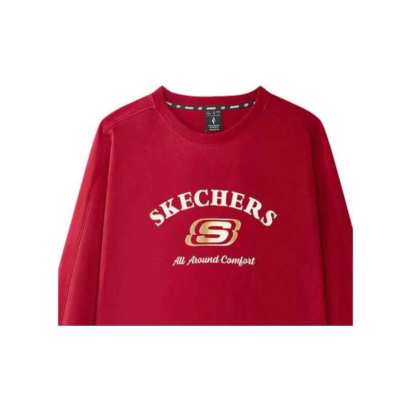Skechers New Year Sweatshirt Unisex Berry Red-2