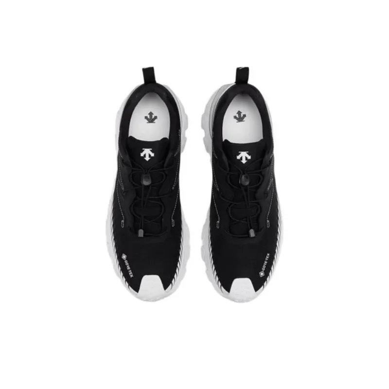 DESCENTE SKI STYLE Anti-Slip Wear-Resistant Low-Top Casual Shoes Women's Black White-2