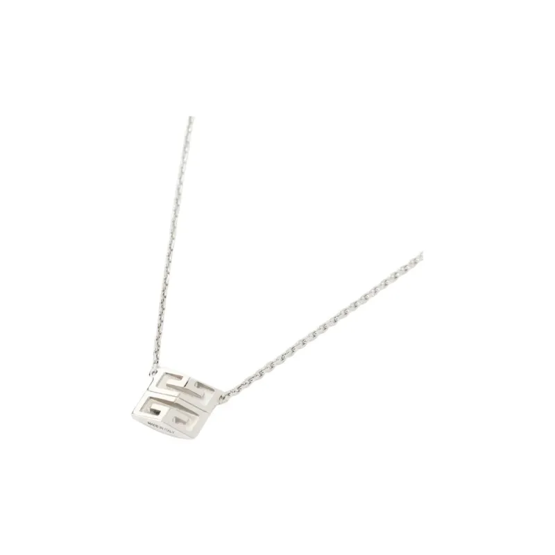Givenchy Brass Necklaces Unisex Silver-4