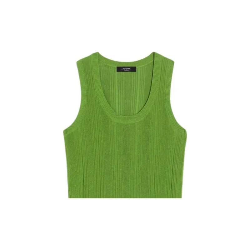 WEEKEND MaxMara Tank Tops Women's Green-5