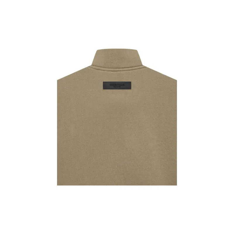 Fear Of God Essentials Women's 1/2 Zip Pullover Oak-2