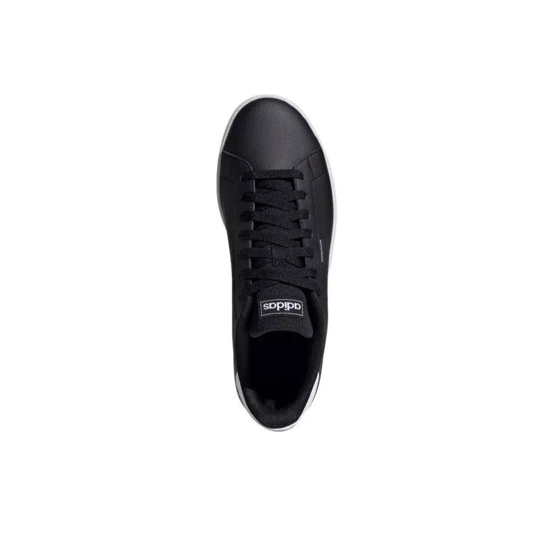 Adidas Court Anti Slip Wear Resistant Low Top Skateboard Shoes Men's Black-3
