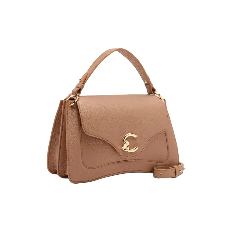 COCCINELLE C Me Logo Plaque Tote Bag-1