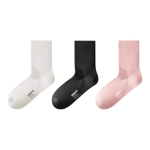 Bananain Mid Calf Socks Women's 3 Pack