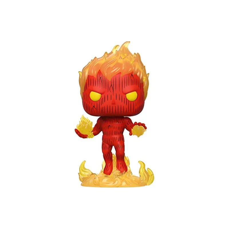 Funko Marvel Other Characters Pop Fantastic Four Thunderstorm Fire Glow In The Dark Limited Edition Chibi Figures-1