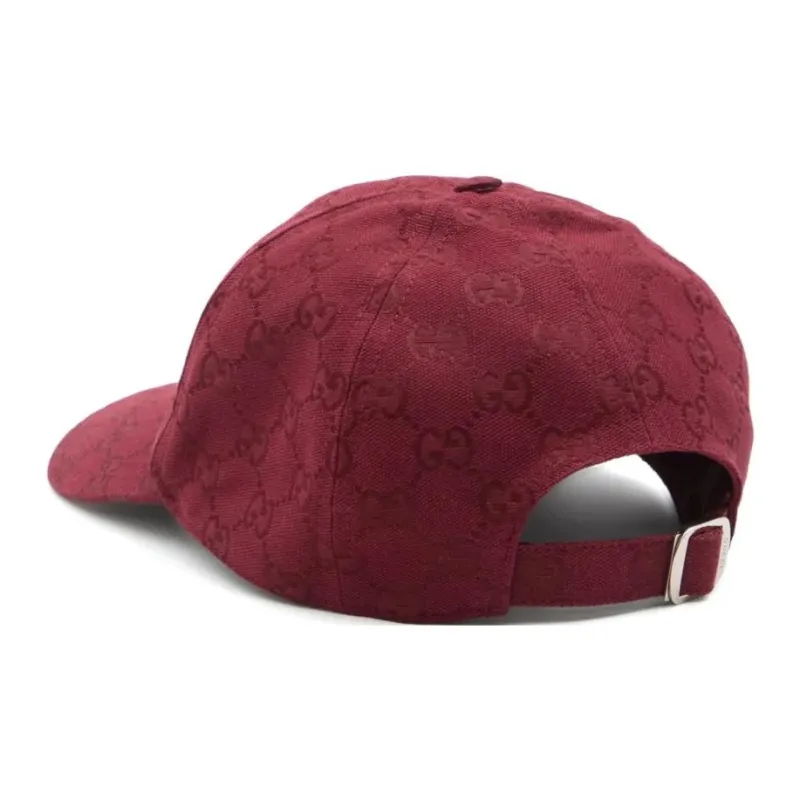 GUCCI Polyester Baseball Caps Men's Red-1