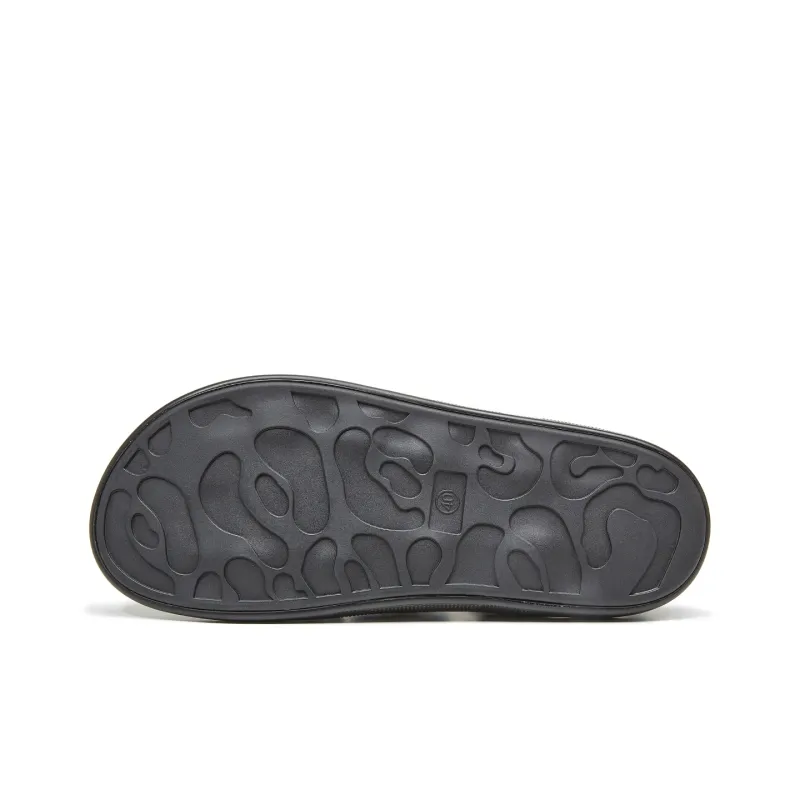 OULISASI Roman Sandals Men's Black-4