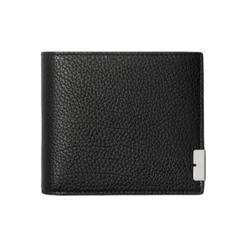 Burberry Calfskin Wallet Men's Black