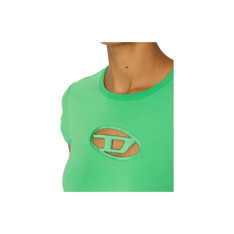 DIESEL SS23 Cropped Coats Women's Green-4