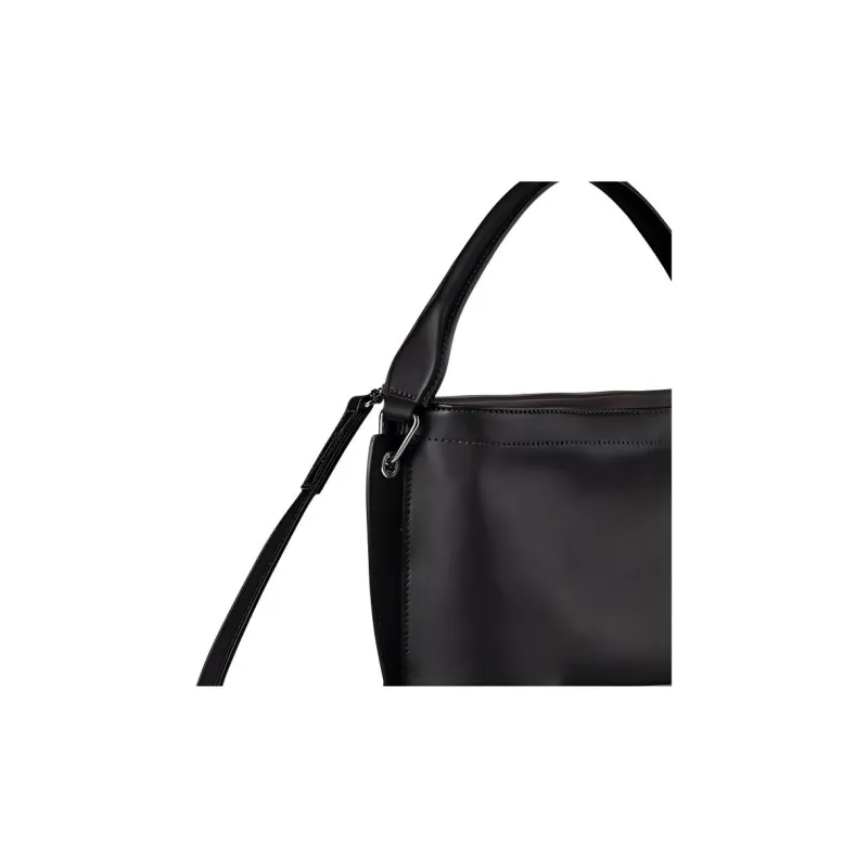 LONGCHAMP 3D Cow Leather Shoulder Bag Crossbody Bag Regular Women's Black-3