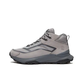 Timberland Motion Cushioned Water Resistant Support High Top Trekking Shoes Men's Gray