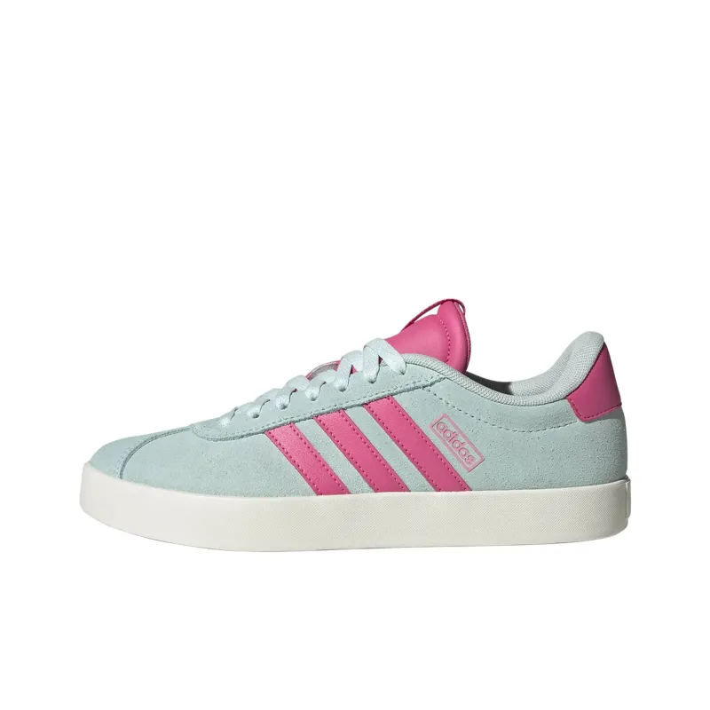 Adidas VL COURT 3.0 Anti-Slip Wear-Resistant Low-Top Skateboard Shoes Women's Blue-0