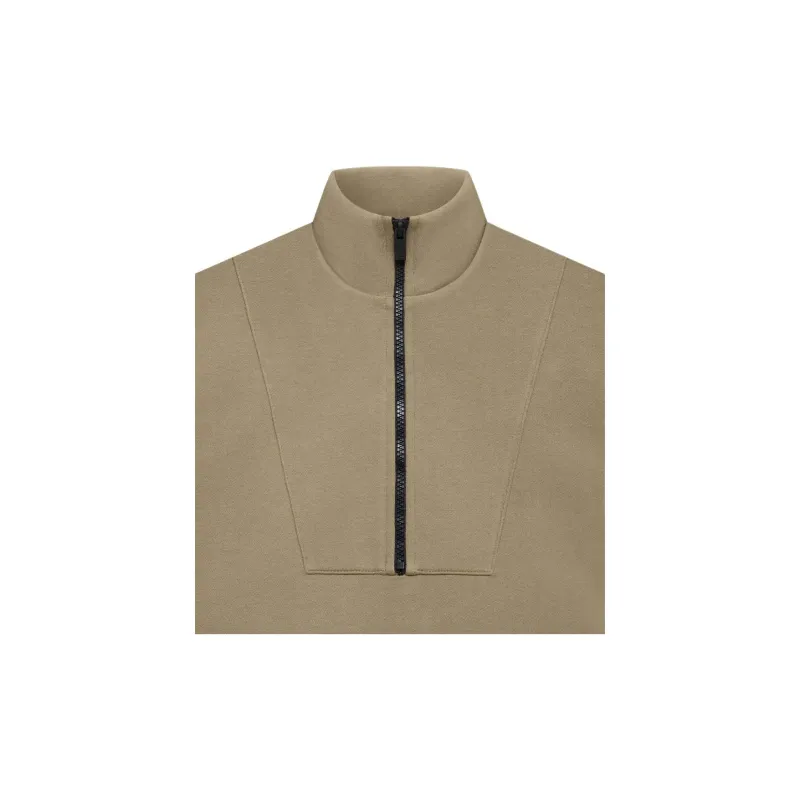 Fear Of God Essentials Women's 1/2 Zip Pullover Oak-3