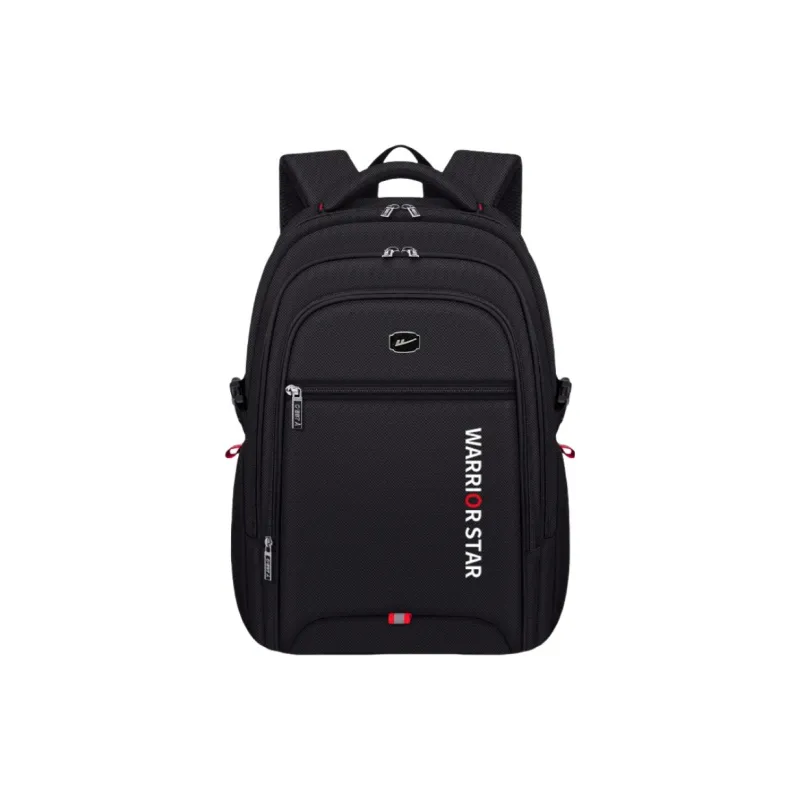 Warrior Water Repellent Fabric Backpack Men's Black-0
