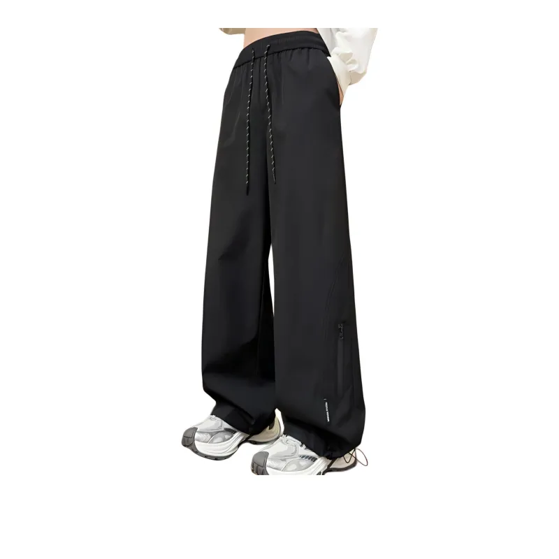 PAINT STAIN Casual Pants Unisex Classic Black-4