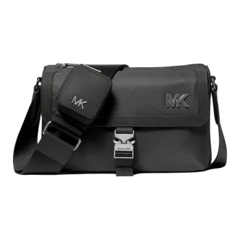 MICHAEL KORS Fabric Messenger Bag, Shoulder Bag, Crossbody Bag Men's Black