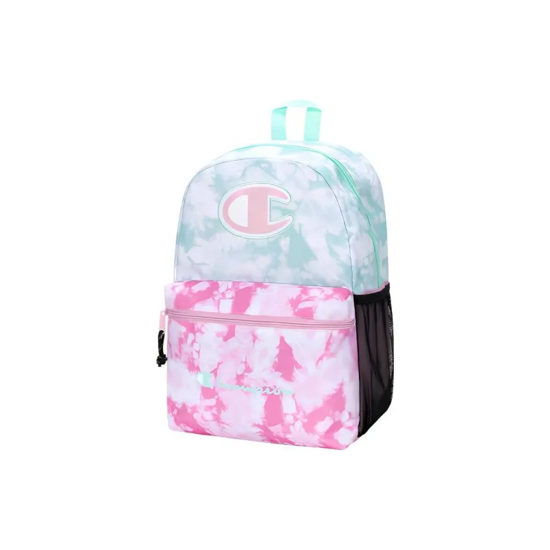 Champion Polyester Backpack Regular Women's Blue Pink-1