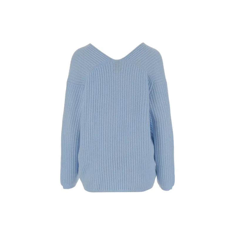 ALLUDE Ribbed Cashmere Sweater-1