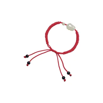 YUYIHUAN Hetian Jade Bracelets Pale Greenish White Jade Unisex