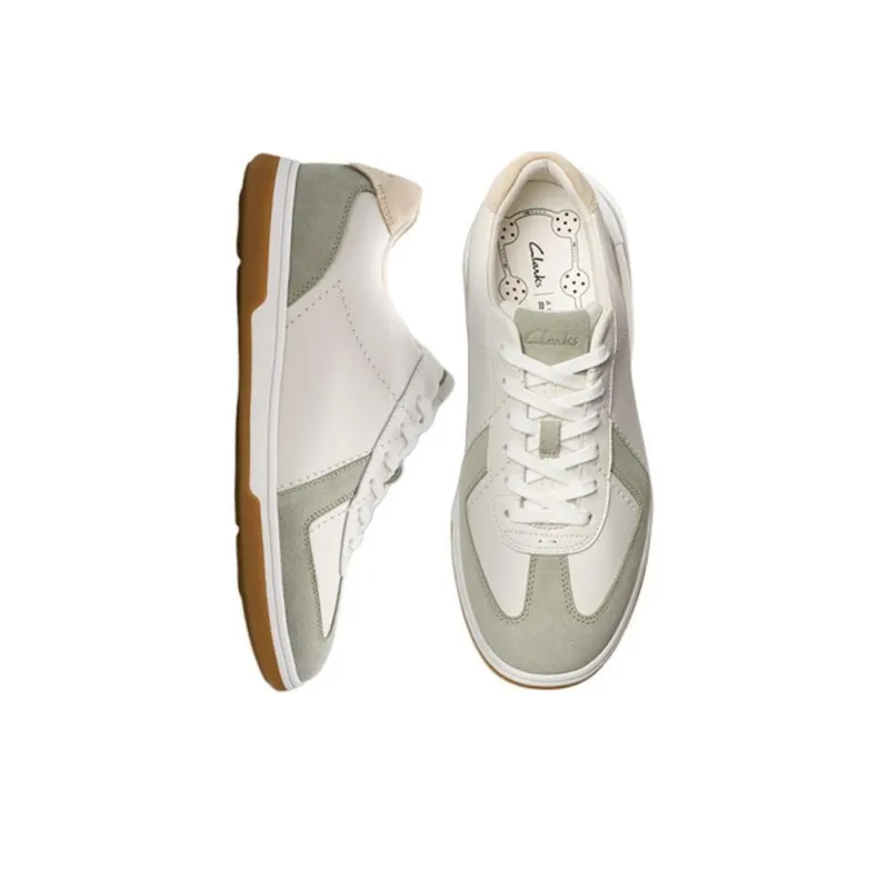 Clarks Craftravel Met Low-Top Casual Shoes Men's Beige Green-4