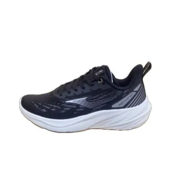 Erke Flying Young Foam Dart Cushioning Wear Resistant Low Top Running Shoes Women's Black