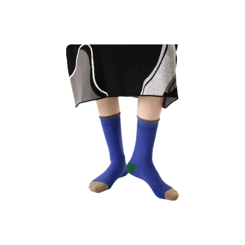 Vine Color Mid Calf Socks Women's 5 Pack Yue Ziyuan Mo-4