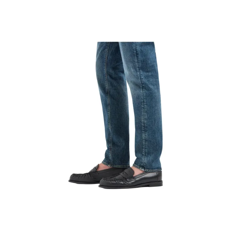 EMPORIO ARMANI J06 Slim fit Washed Denim Jeans-6