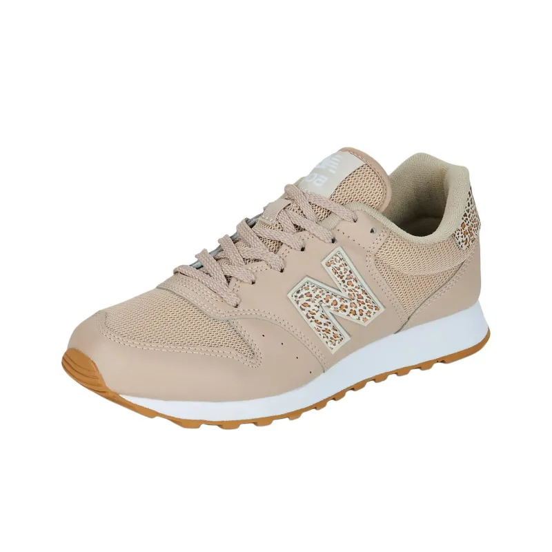 New Balance NB 500 Anti Slip Wear Resistant Low Top Running Shoes Women's Beige-0