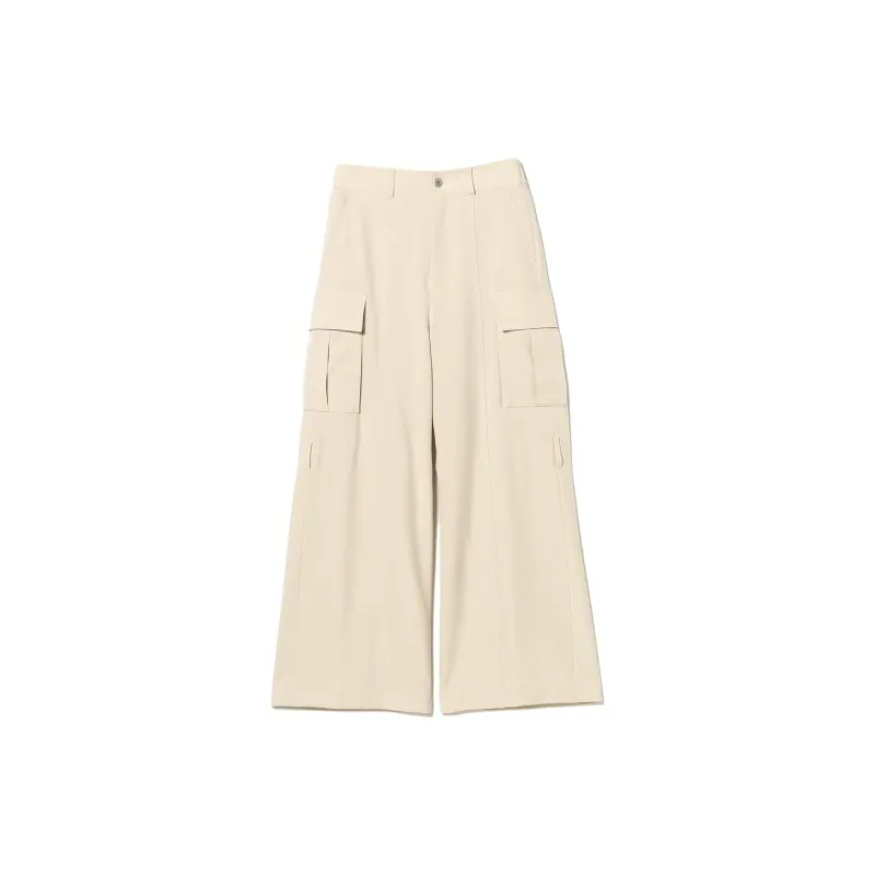 Beams Cargo Pants Women's Beige-1